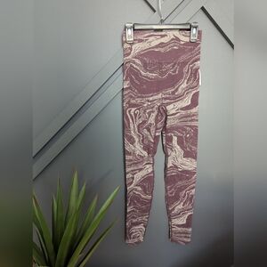 Athleta Marble Patterned Leggings, Size XXS